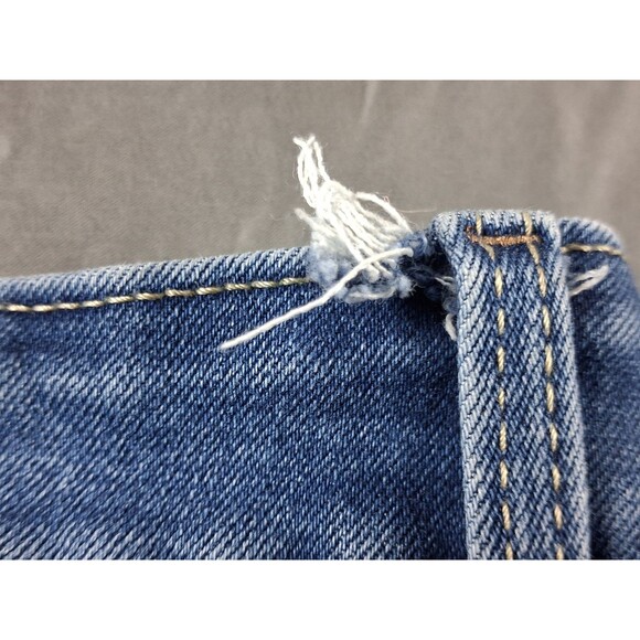 WAX JEANS "BUTT I LOVE YOU" 3/26 BLUE WOMENS JEANS DARK BLUE LIGHT WASH - Picture 9 of 15